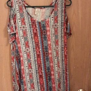 Cold shoulder shirt